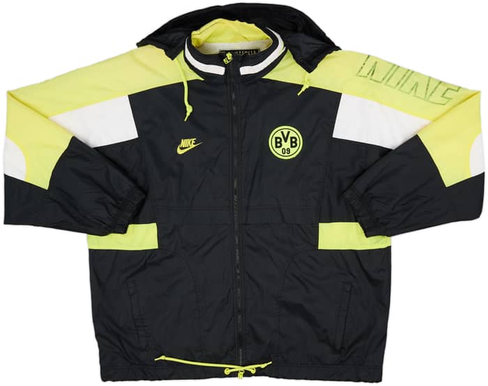 1996-97 Borussia Dortmund Nike Hooded Rain Jacket - 5/10 - (L)