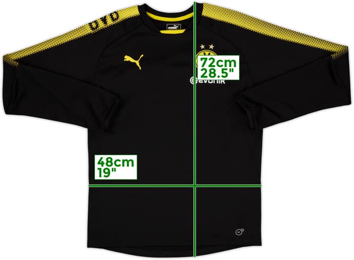 2017-18 Borussia Dortmund Puma Sweat Top - 10/10 - (M)