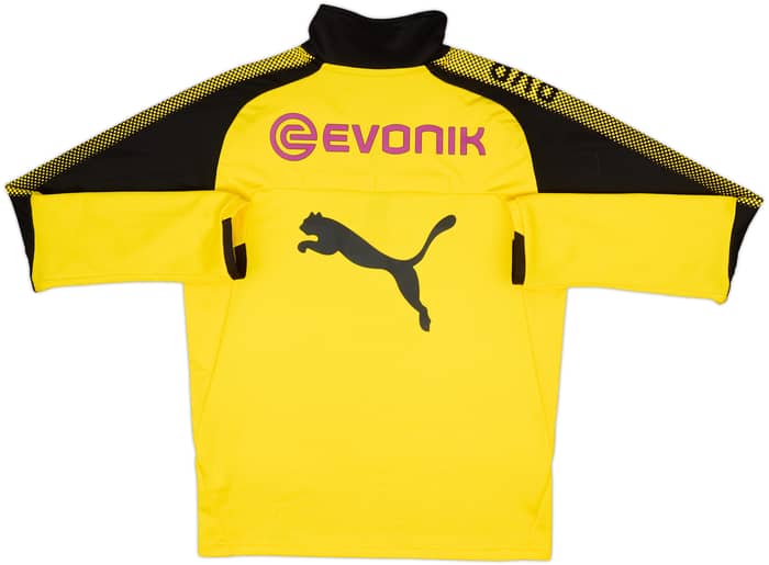 2017-18 Borussia Dortmund Puma 1/4 Zip Training Top - 8/10 - (S)