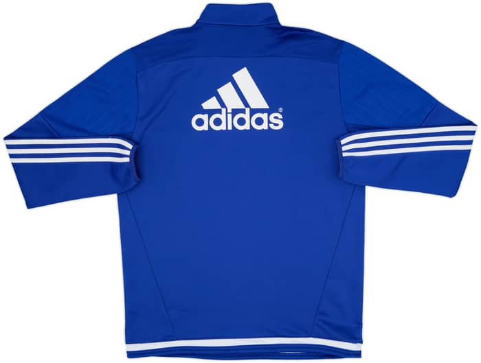 2015-16 Chelsea adidas 1/4 Zip Sweat Top - 8/10 - (L)