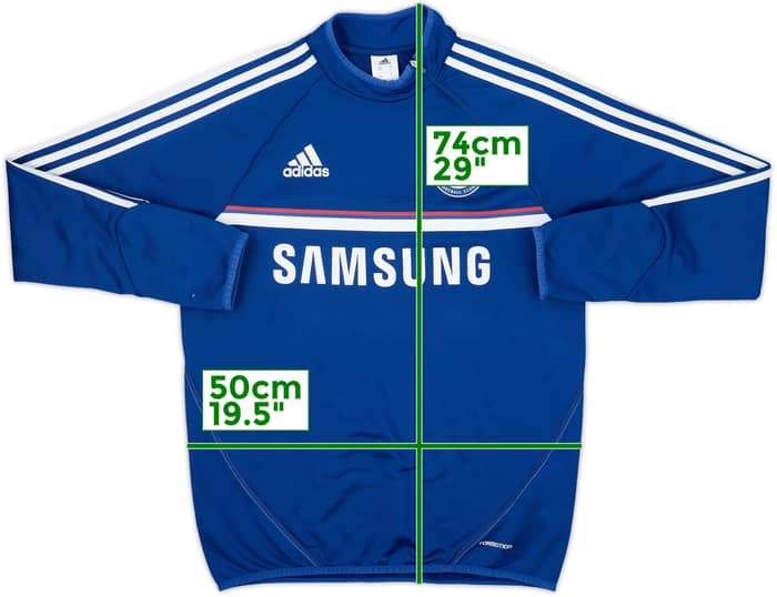 2013-14 Chelsea adidas 1/4 Zip Drill Top - 9/10 - (M/L)