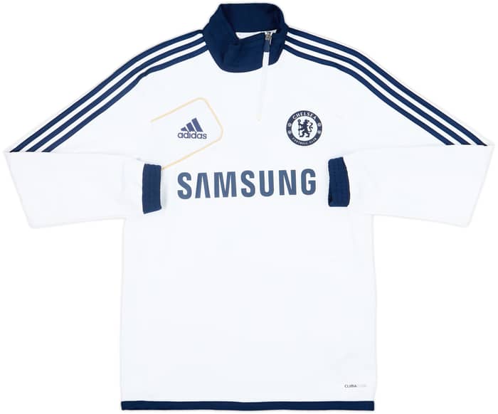 2012-13 Chelsea adidas 1/4 Zip Drill Top - 8/10 - (M)