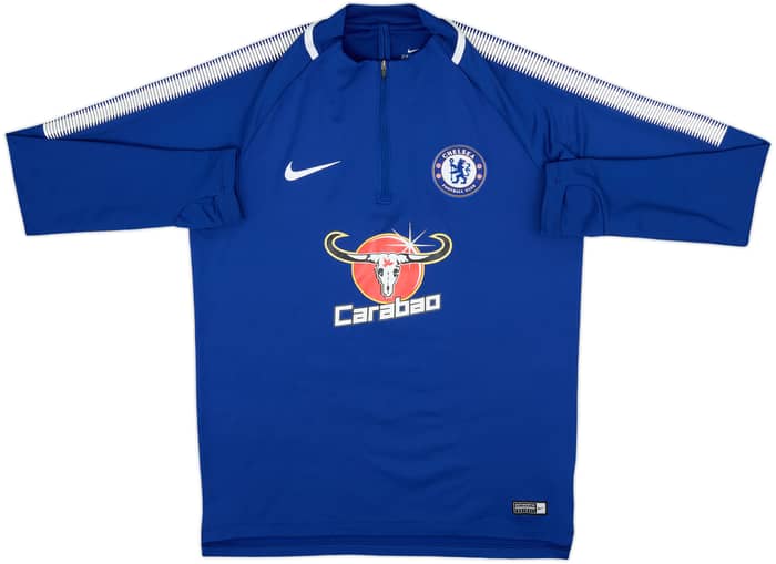 2017-18 Chelsea Nike 1/4 Zip Training Top - 8/10 - (M)