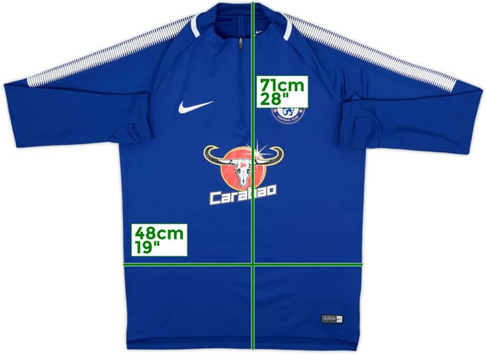 2017-18 Chelsea Nike 1/4 Zip Training Top - 8/10 - (M)