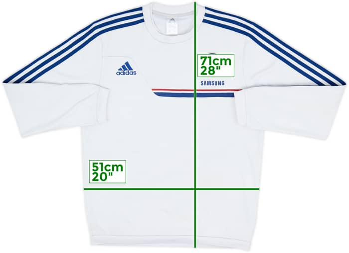 2015-16 Chelsea adidas Sweat Top - 5/10 - (M/L)