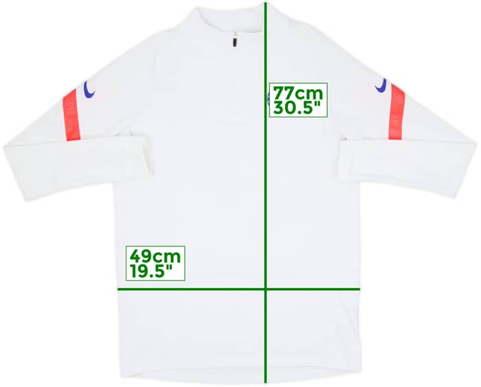 2020-21 Chelsea Nike 1/4 Zip Drill Top - 7/10 - (M)