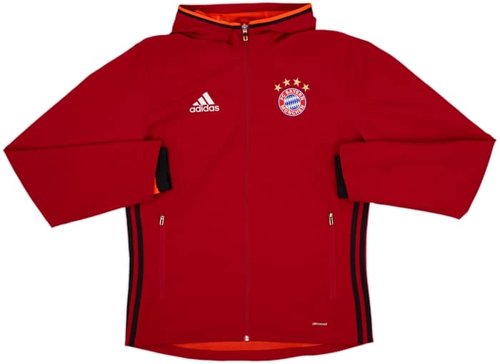 2016-17 Bayern Munich adidas Hooded Track Jacket - 7/10 - (S)