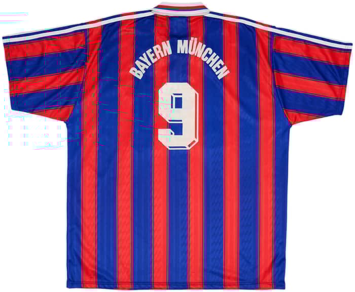 1995-97 Bayern Munich Home Shirt #9 - 6/10 - (XXL)