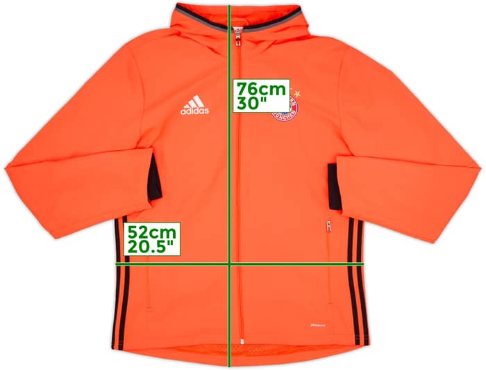 2016-17 Bayern Munich adidas Hooded Track Jacket - 10/10 - (M)