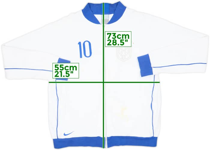 2006-07 Brazil Nike Track Jacket #10 - 5/10 - (L)