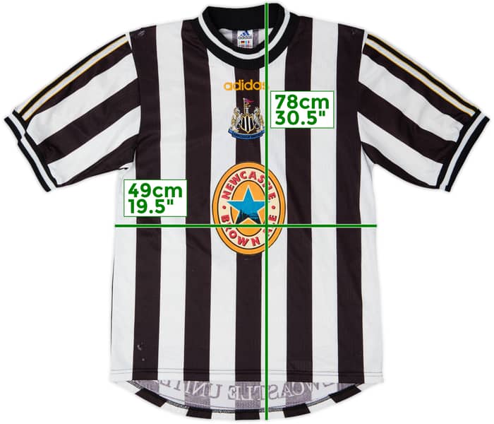1997-99 Newcastle Home Shirt - 4/10 - (S)