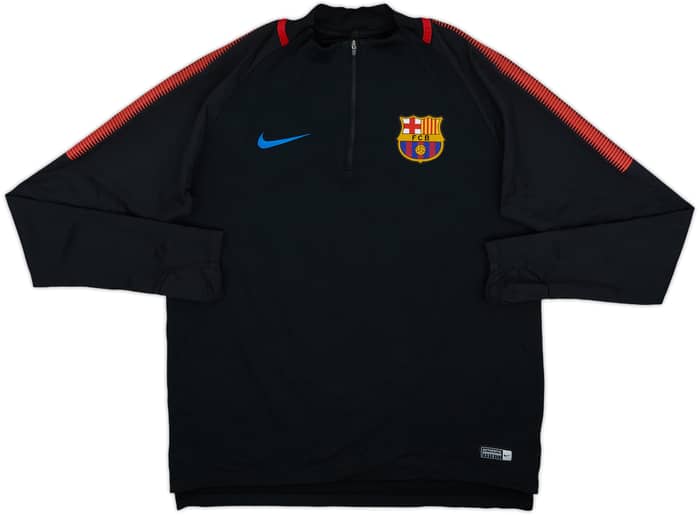 2017-18 Barcelona Nike 1/4 Zip Drill Top - 7/10 - (M)