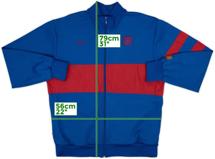 2009-10 Barcelona Nike Track Jacket - 8/10 - (XL)