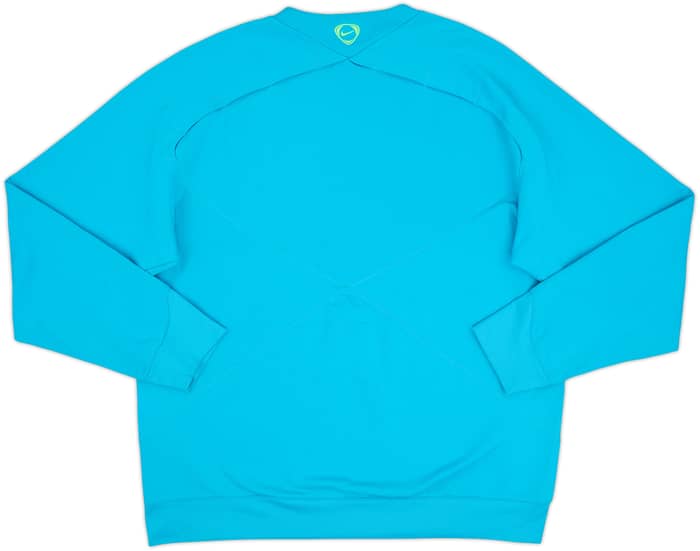 2007-08 Barcelona Nike Sweat Top - 8/10 - (L)