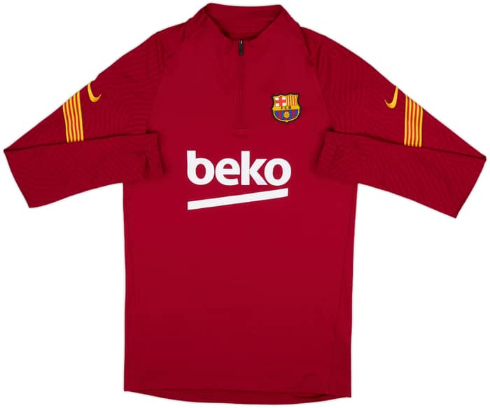 2020-21 Barcelona Nike 1/4 Zip Training Top - 5/10 - (S)