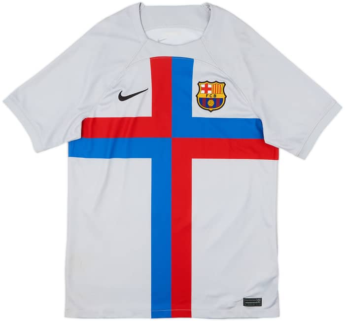 2022-23 Barcelona Third Shirt Lewandowski #9 - 7/10 - (M)