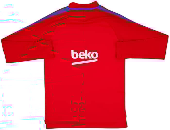 2017-18 Barcelona Nike 1/4 Zip Drill Top - 8/10 - (S)