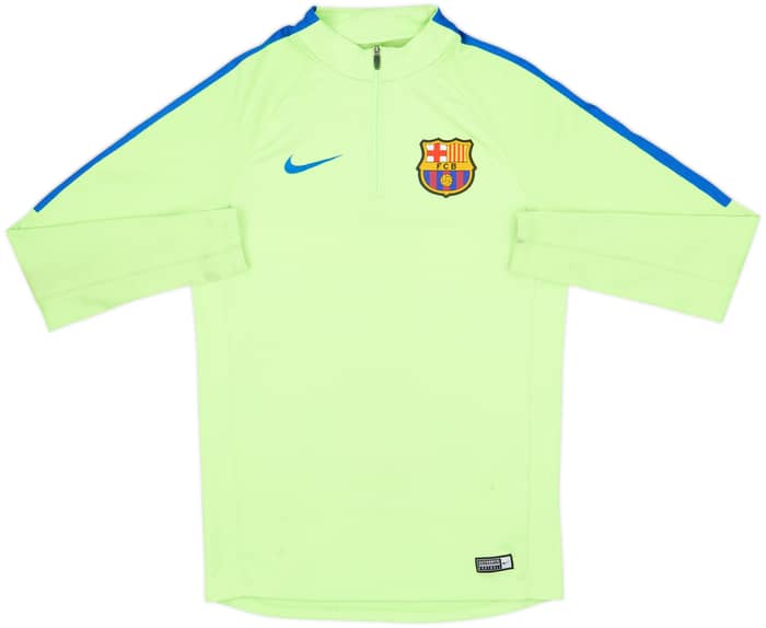 2017-18 Barcelona Nike 1/4 Zip Drill Top - 8/10 - (S)