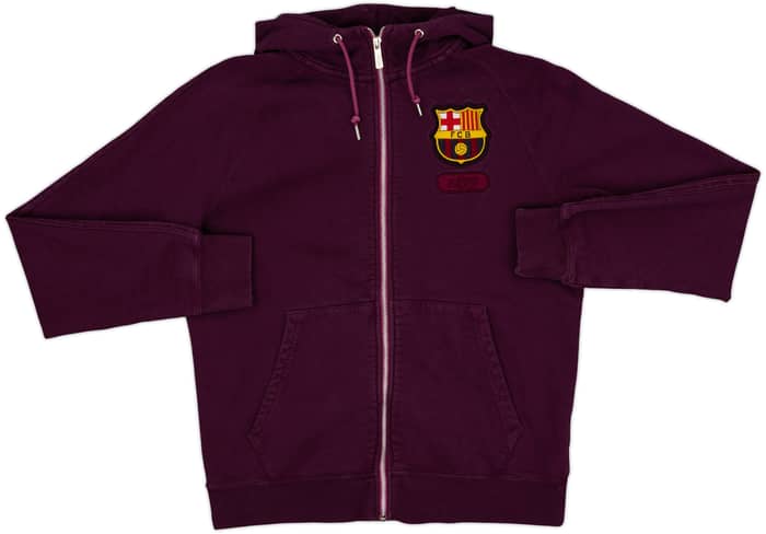 2012-13 Barcelona Nike Hooded Track Jacket - 7/10 - (M)