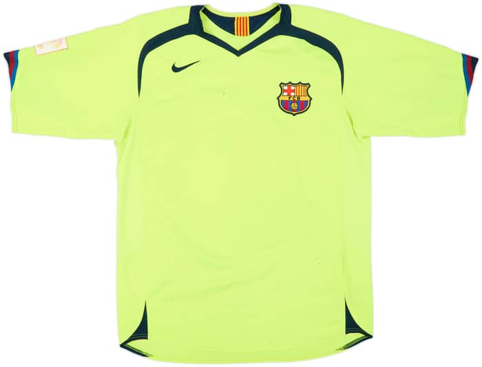 2005-06 Barcelona Away Shirt Ronaldinho #10 - 5/10 - (L)