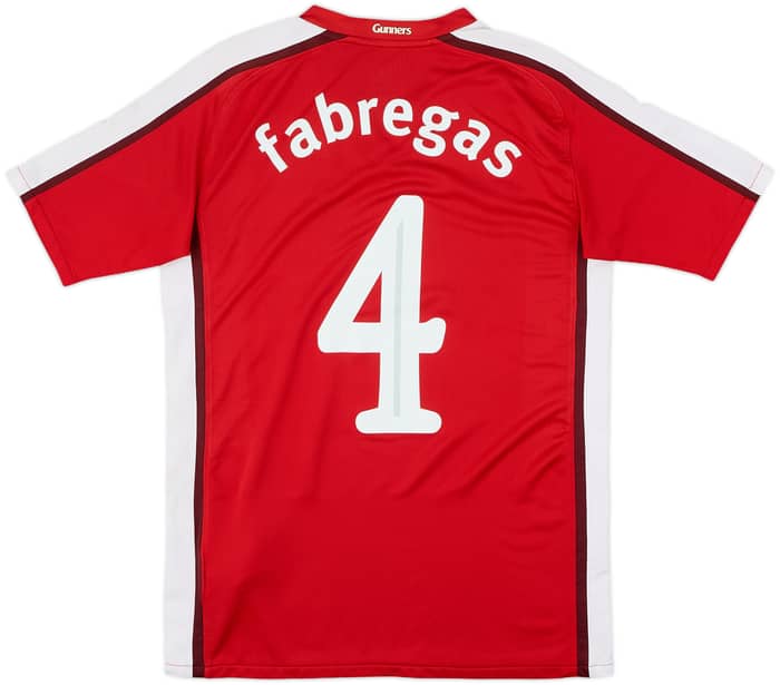 2008-10 Arsenal Home Shirt Fabregas #4 - 8/10 - (XL.Boys)