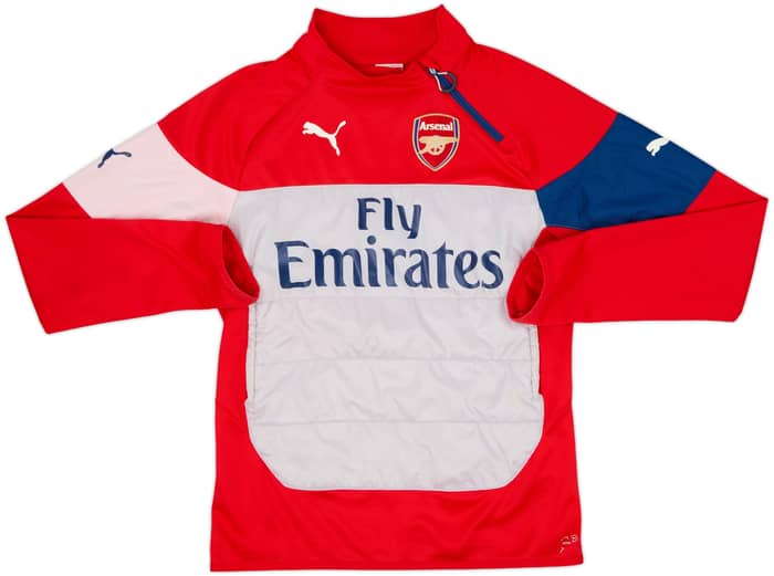 2014-15 Arsenal Puma 1/4 Zip Drill Top - 7/10 - (S)