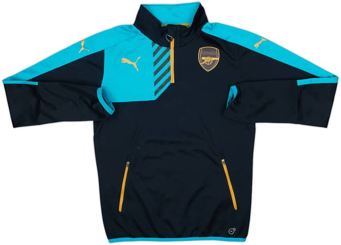 2015-16 Arsenal Puma 1/4 Zip Drill Top - 9/10 - (S)