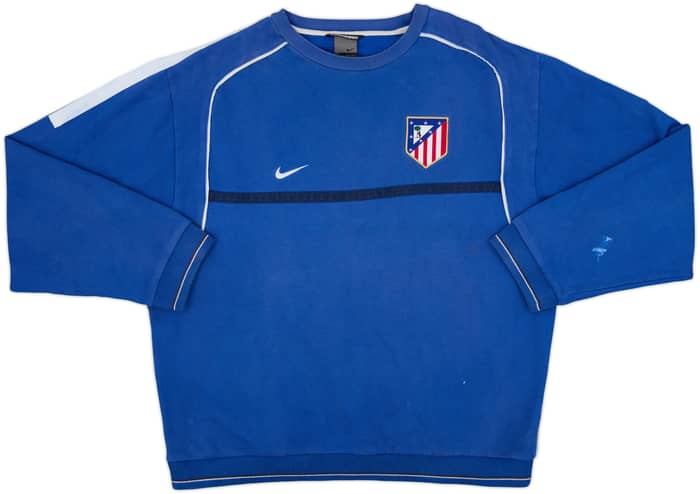 2002-03 Atletico Madrid Nike Sweat Top - 5/10 - (L)
