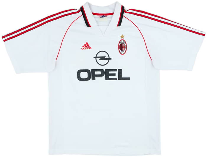 1998-99 AC Milan Away Shirt Weah #9 - 6/10 - (L)