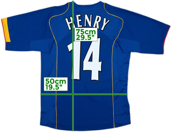 2004-06 Arsenal Away Shirt Henry #14 - 9/10 - (M)