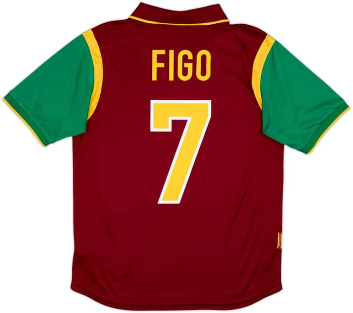 1999-00 Portugal Home Shirt Figo #7 - 8/10 - (M)