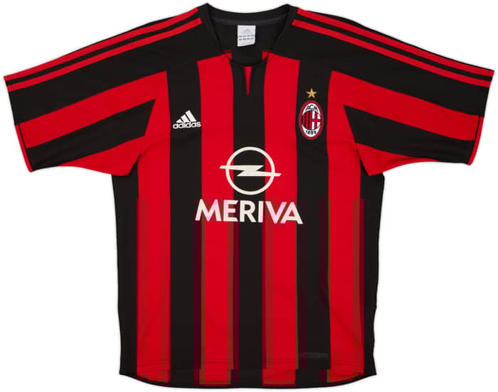 2003-04 AC Milan Home Shirt Shevchenko #7 - 7/10 - (S)