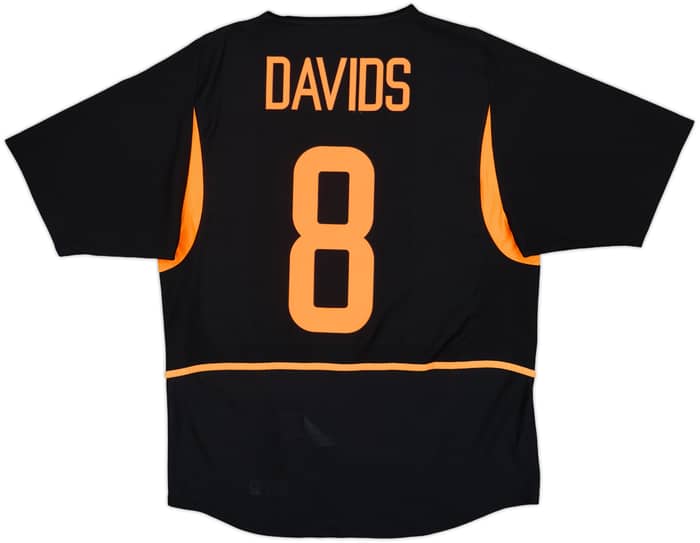 2002-04 Netherlands Away Shirt Davids #8 - 9/10 - (M)