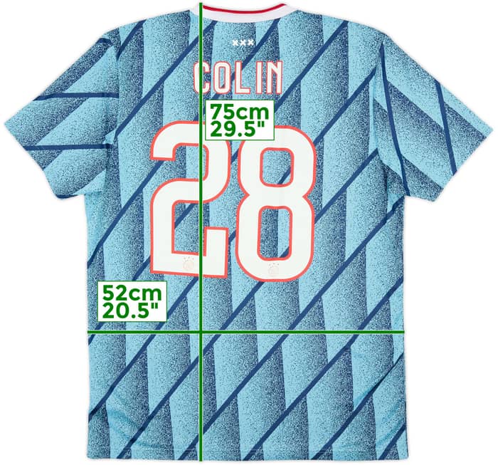 2020-21 Ajax Away Shirt Colin #28 - 9/10 - (L)