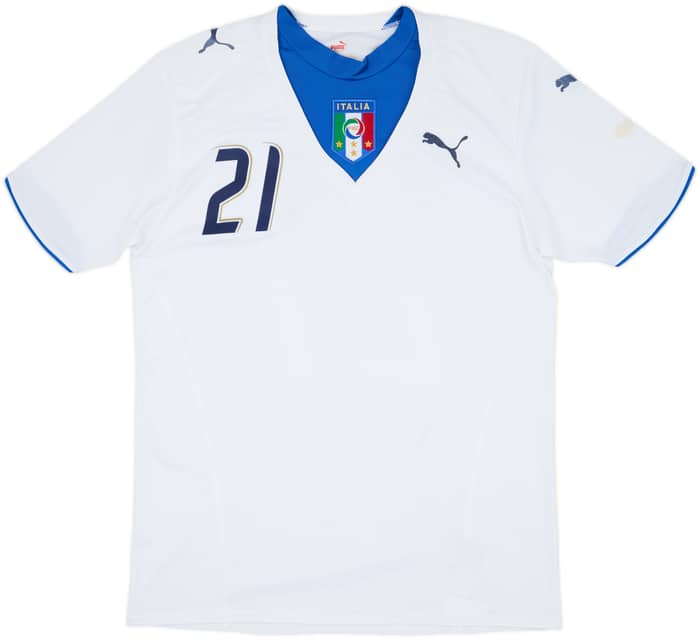2006 Italy Away Shirt Pirlo #21 - 8/10 - (M)