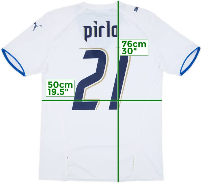 2006 Italy Away Shirt Pirlo #21 - 8/10 - (M)