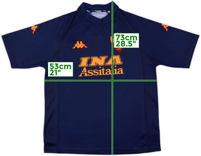 2000-01 Roma Basic Third Shirt - 9/10 - (L)