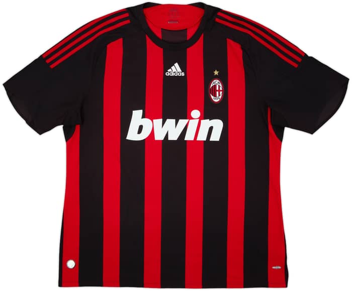 2008-09 AC Milan Home Shirt Beckham #32 - 8/10 - (XXL)