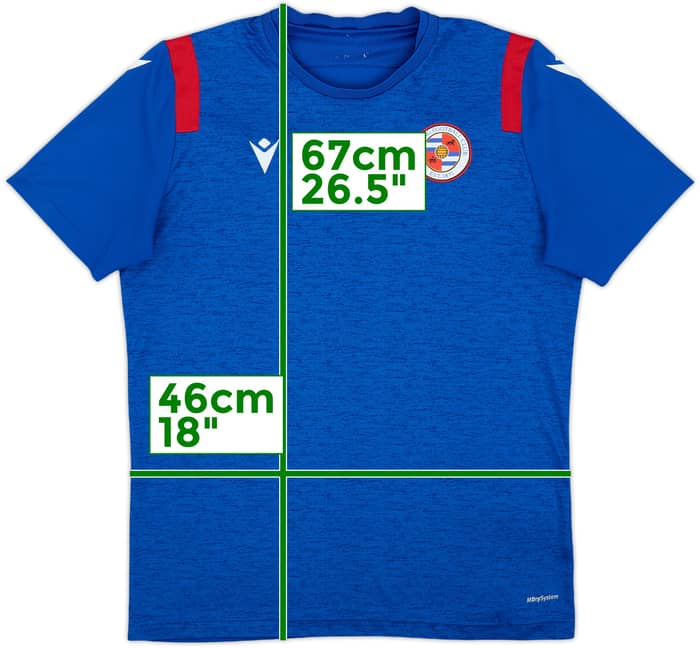 2020-21 Reading Macron Training Shirt - 7/10 - (S)