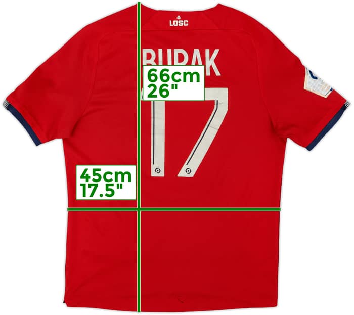 2021-22 Lille Home Shirt Burak #17 - 4/10 - (S)