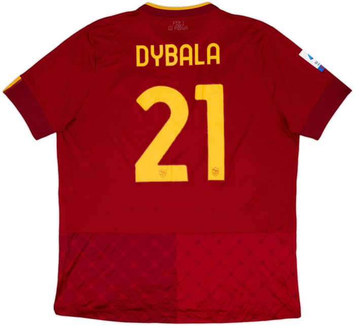 2022-23 Roma Home Shirt Dybala #21 - 7/10 - (XXL)