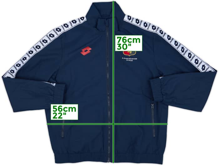 2016-17 Genoa Lotto Track Jacket - 8/10 - (L)