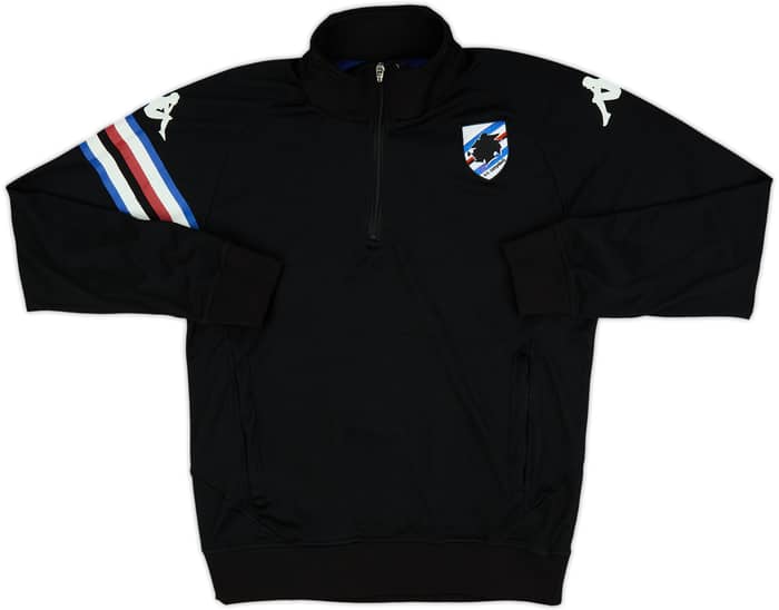 2010-11 Sampdoria Kappa 1/4 Zip Drill Top - 8/10 - (M)