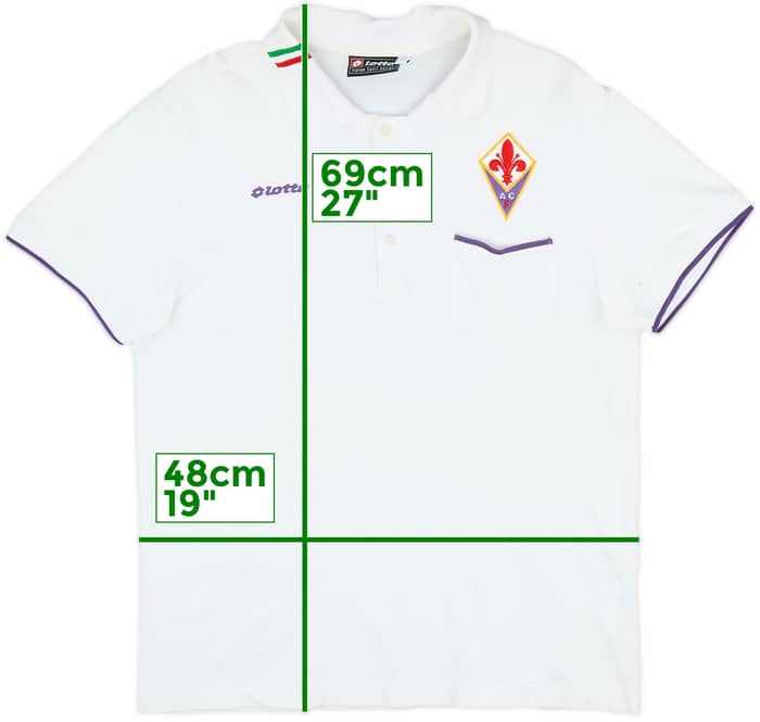 2005-07 Fiorentina Lotto Polo Shirt - 7/10 - (L)