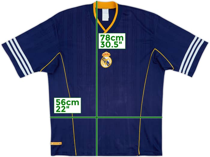 1999-00 Real Madrid adidas Training Shirt - 6/10 - (L)