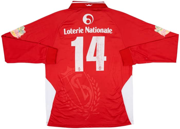 2010-11 Standard Liege Home L/S Shirt #14 - 4/10 - (M)