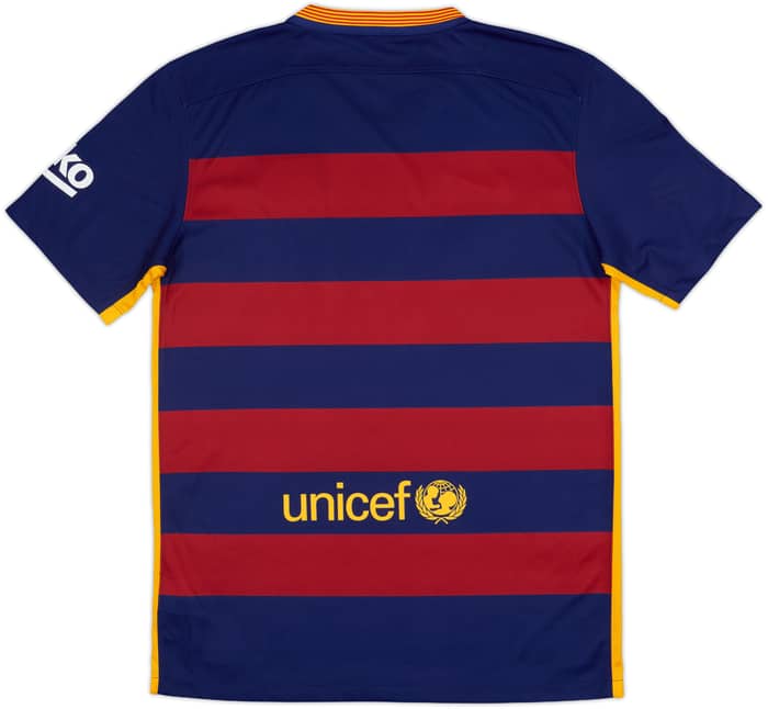2015-16 Barcelona Home Shirt - 8/10 - (M)