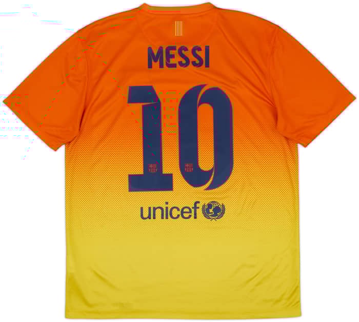 2012-13 Barcelona Basic Away Shirt Messi #10 - 6/10 - (L)
