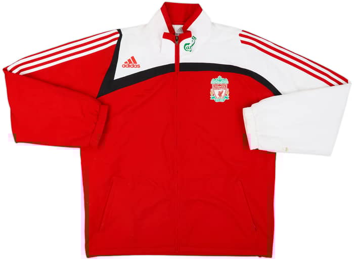 2007-08 Liverpool adidas Track Jacket - 8/10 - (XL)