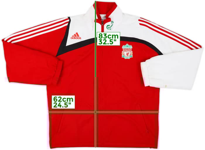 2007-08 Liverpool adidas Track Jacket - 8/10 - (XL)